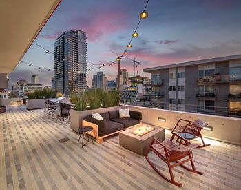 Rooftop deck